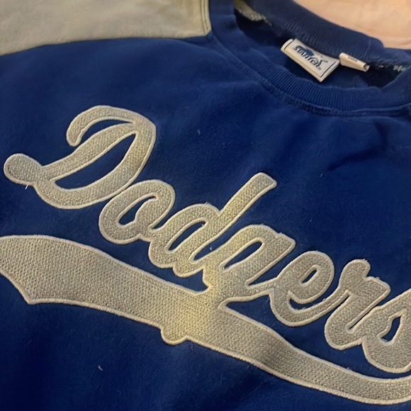 Women’s Starter XXL (2XL) Los Angeles LA Dodgers crewneck Sweatshirt💙 - Picture 4 of 6